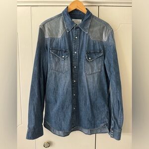 Western denim shirt
